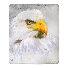 Load image into Gallery viewer, Bald Eagle Throw Blanket &quot;Liberty&quot;