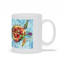 Load image into Gallery viewer, Sea Turtle Coffee Mug &quot;Sea Wisdom&quot;